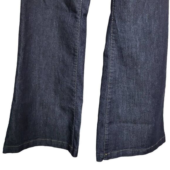 Cache Flare Leg Gold Accents Jeans Size 4 - Picture 6 of 9